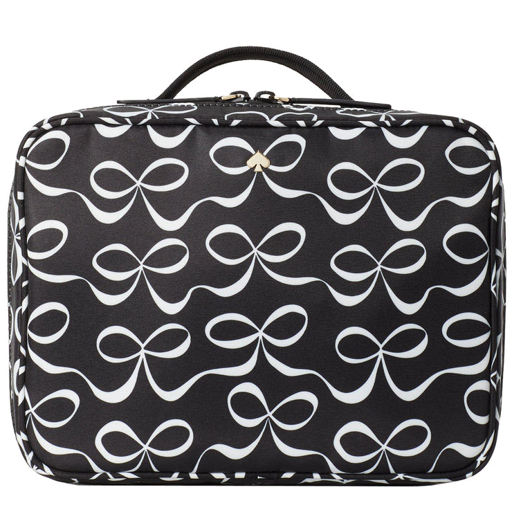 Kate Spade Jae Elegant Bow Travel Cosmetic Bag in Multi – 