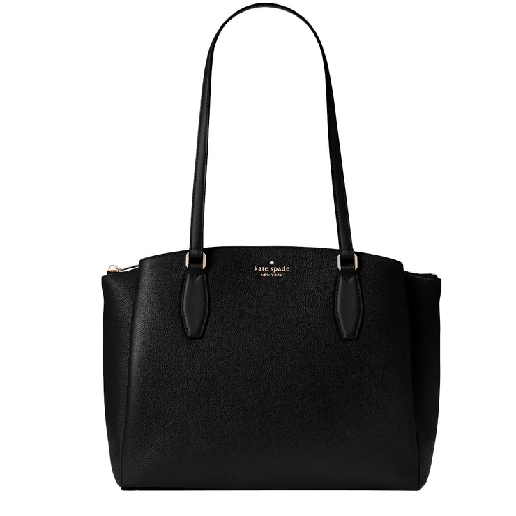 Kate Spade Monet Large Triple Compartment Tote Bag in Black –  