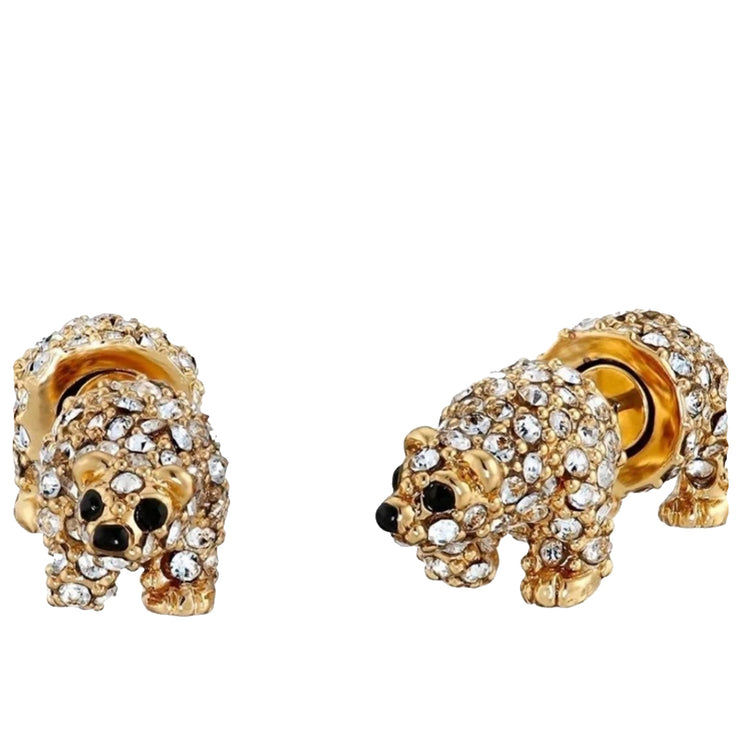 Kate Spade Cold Comforts Polar Bear Studs Earrings in Clear Multi o0ru1599  – 