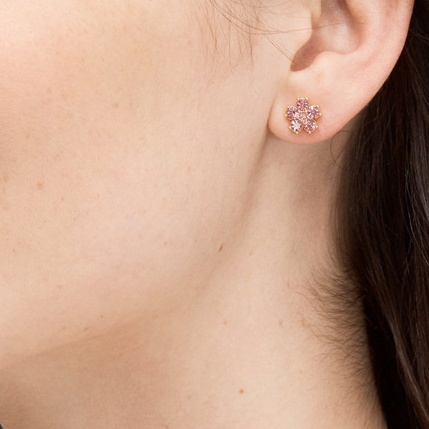 Kate Spade Lady Marmalade Studs Earrings In Clear/ Rose Gold O0ru1147 – |  