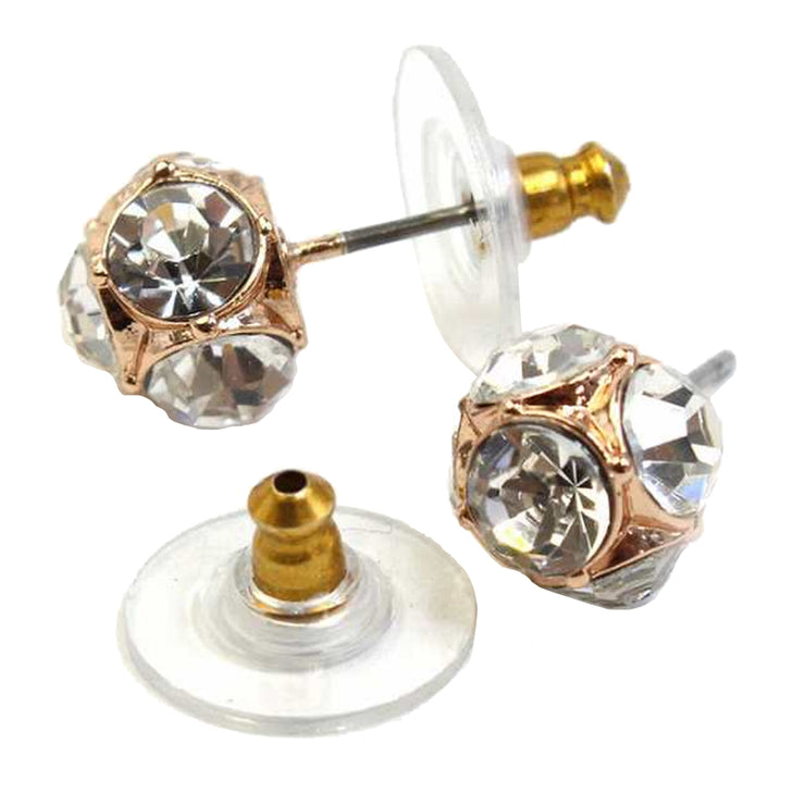 Kate Spade Lady Marmalade Studs Earrings in Clear/ Rose Gold o0ru1147 –  