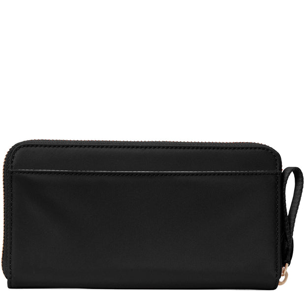 LUZ ZIP AROUND WALLET in Black Napa – Kendall Conrad