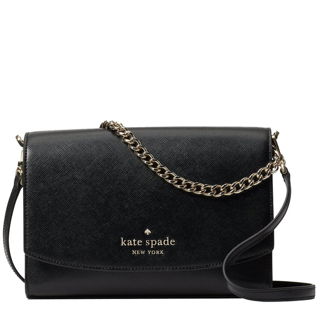 Kate Spade Darcy Chain Wallet Crossbody Bag in Black k6017