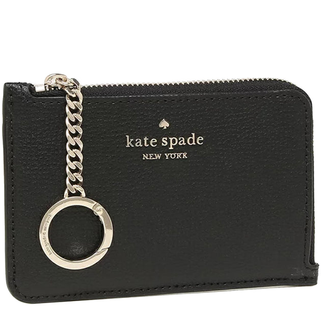 Kate Spade Darcy Medium L-Zip Card Holder in Black wlr00595 –  