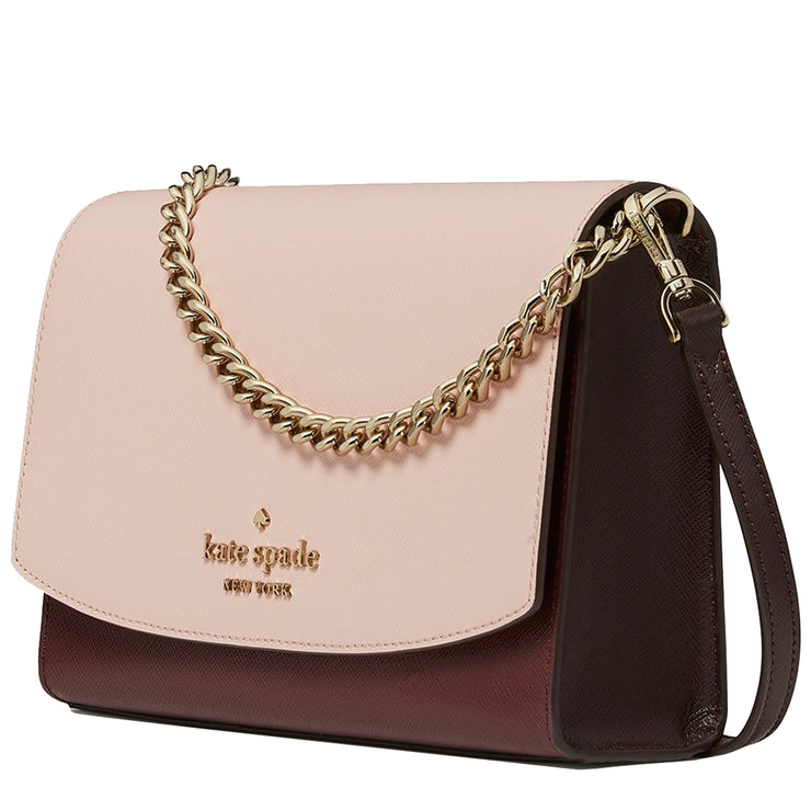 Kate Spade Carson Colorblock Convertible Crossbody Bag in Rose Smoke M –  