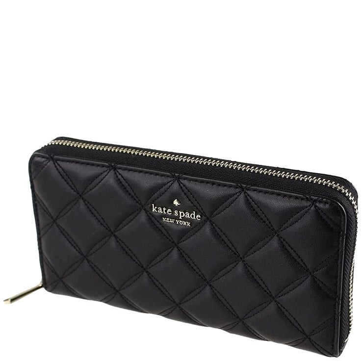 Kate Spade Natalia Large Continental Wallet in Black wlru6340 –  