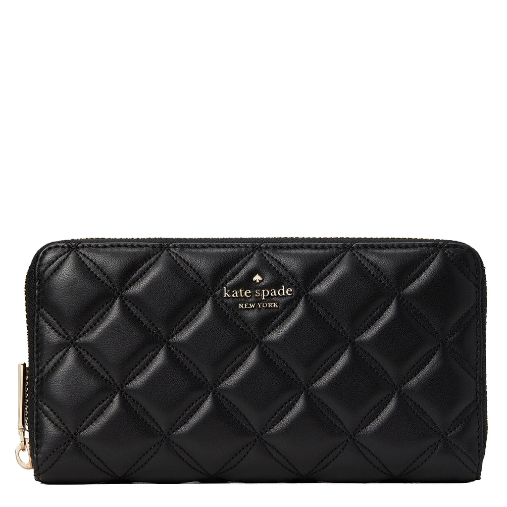 Kate Spade Natalia Large Continental Wallet in Black wlru6340 –  