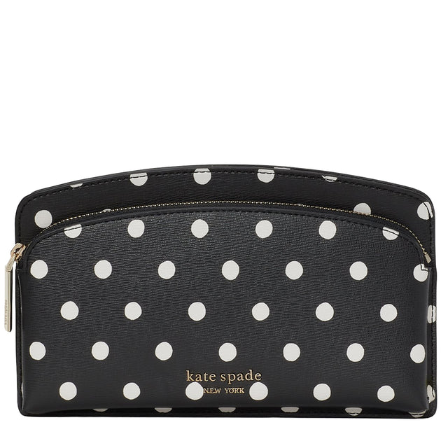 Kate Spade Spencer Sunshine Dot East West Crossbody Bag in Black Multi –  