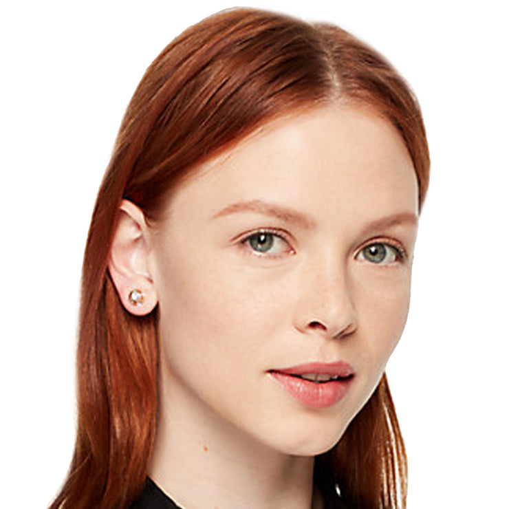 Kate Spade Lady Marmalade Studs Earrings in Clear/ Gold o0ru1145 –  