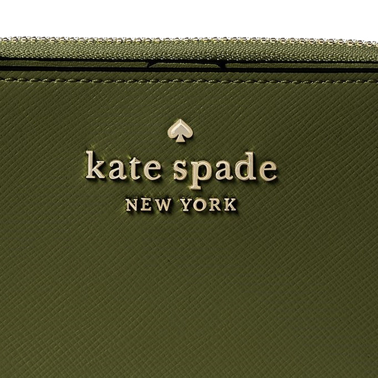 Kate Spade Staci Small Zip Around Wallet in Enchanted Green wlr00634 –  