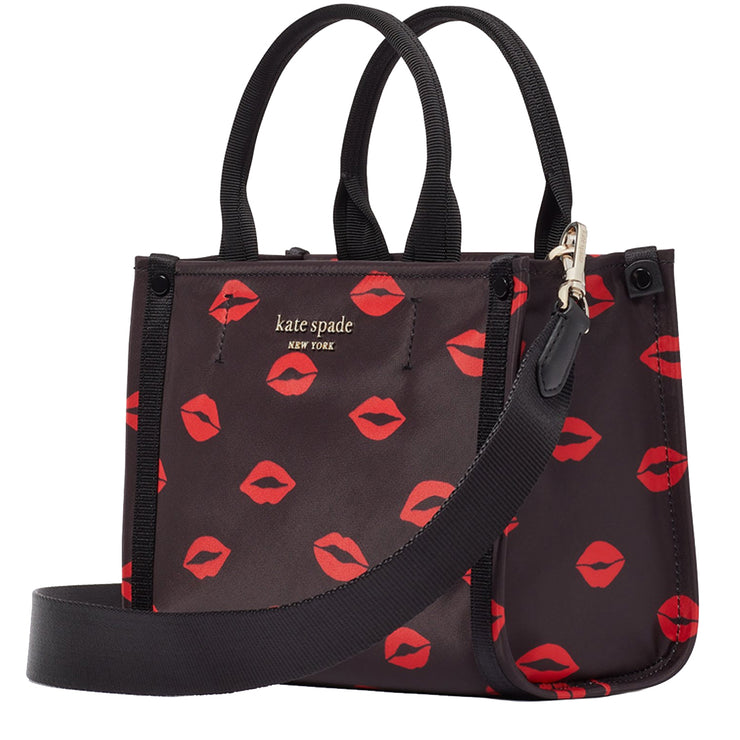 Kate Spade The Little Better Sam Kisses Mini Tote Bag in Black Multi k –  