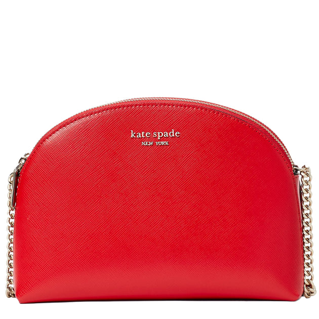 Kate Spade Spencer Double-Zip Dome Crossbody Bag in Lingonberry k4562 –  
