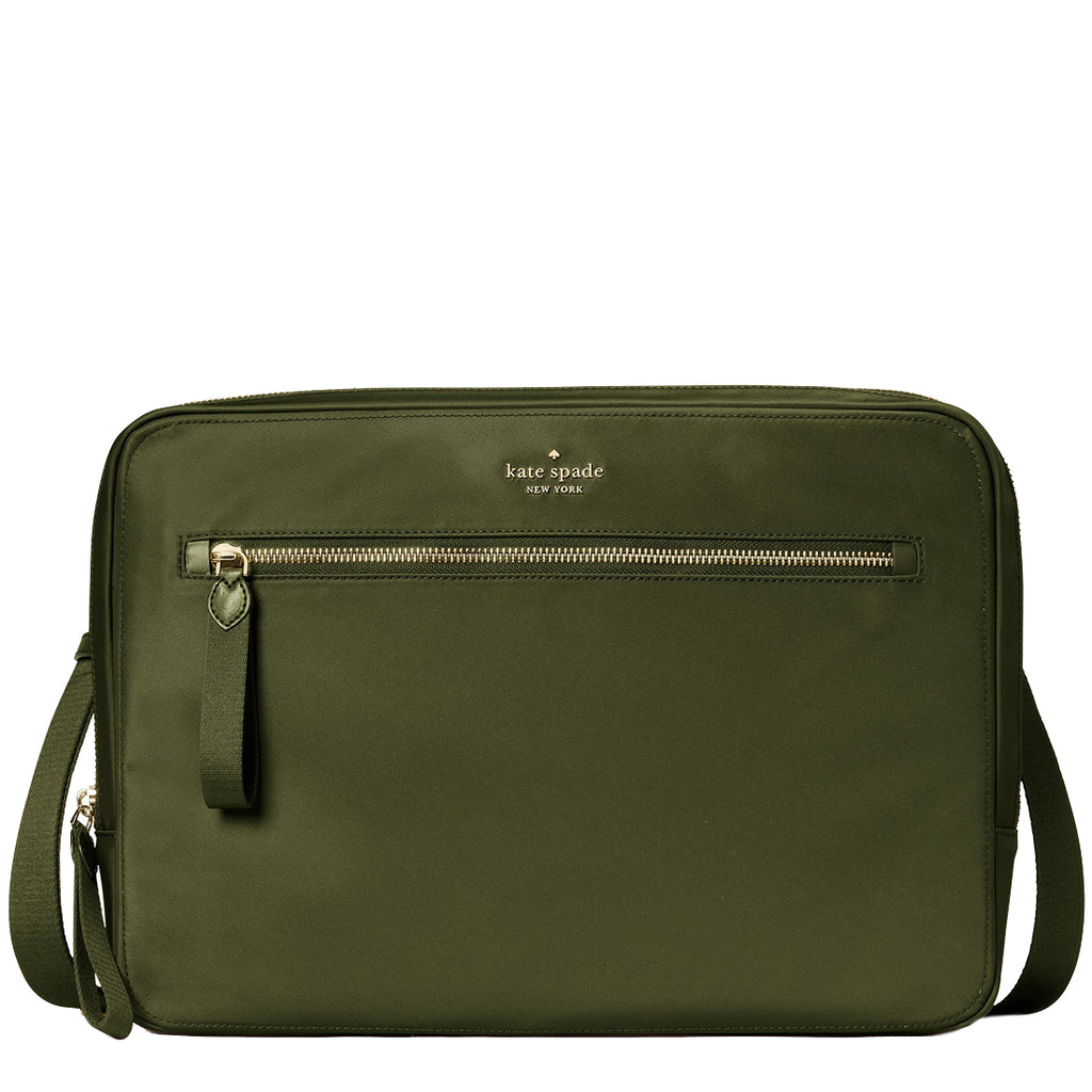 Kate Spade Chelsea Laptop Sleeve With Strap in Enchanted Green wkr0057 –  