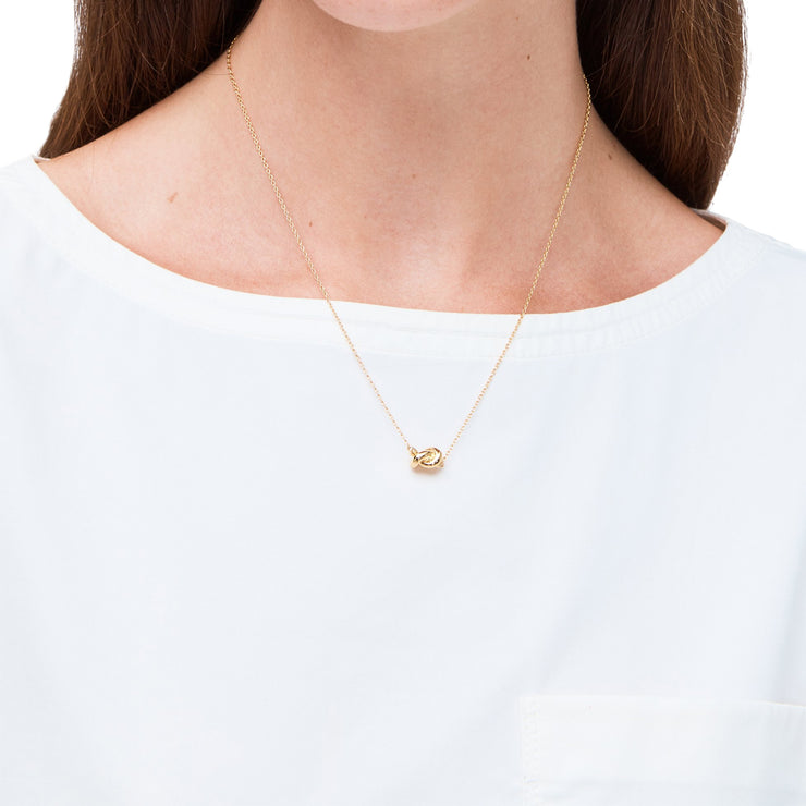 Kate Spade Sailor's Knot Mini Pendant Necklace in Gold o0r00066 –  