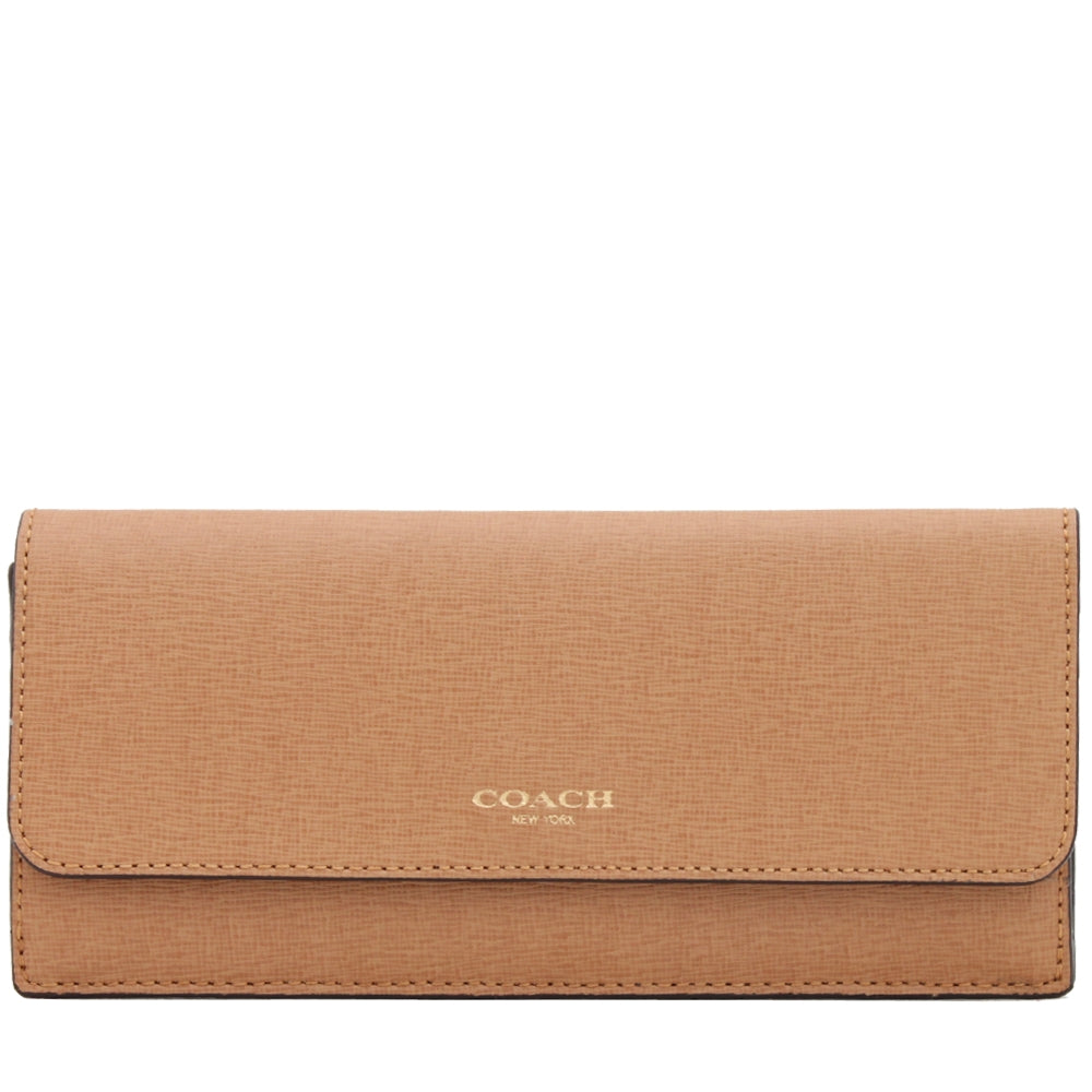 coach saffiano leather wallet