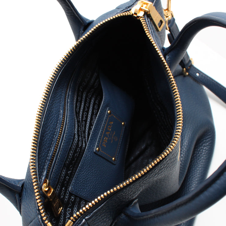 Prada BR4992 Vitello Daino Leather Convertible Bag – 