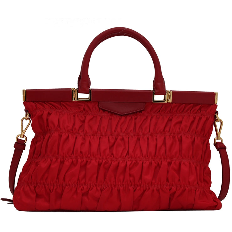 Prada B2803Z Tessuto Nylon Gaufre Convertible Bag – 