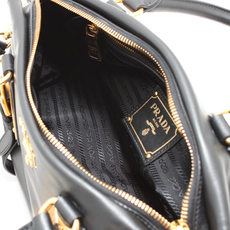 Prada 1BA904 Soft Calf Leather Top Handle Convertible Bag – 