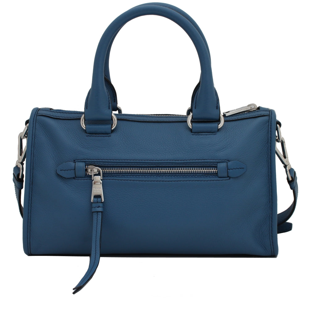 Prada 1BB022 Vitello Phenix Leather Convertible Bag – PinkOrchard.com