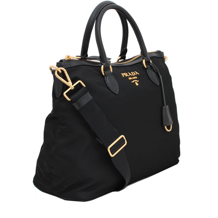 prada daino tote black