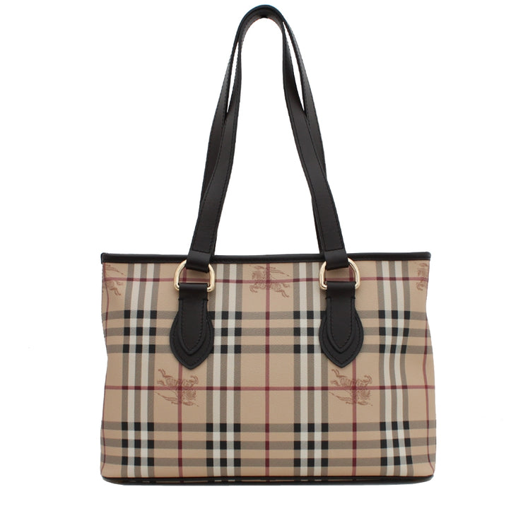 Burberry Haymarket Tote Bag – 