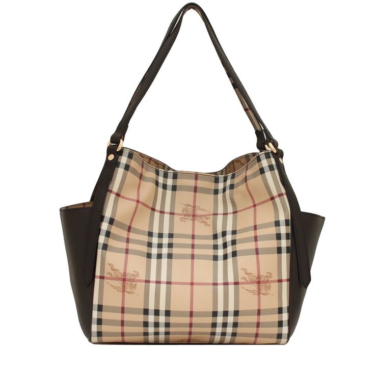 Burberry Haymarket Panels Canterbury Small Tote Bag – 