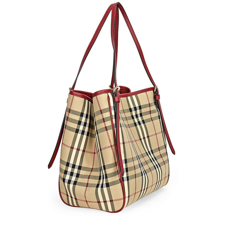 burberry tote check