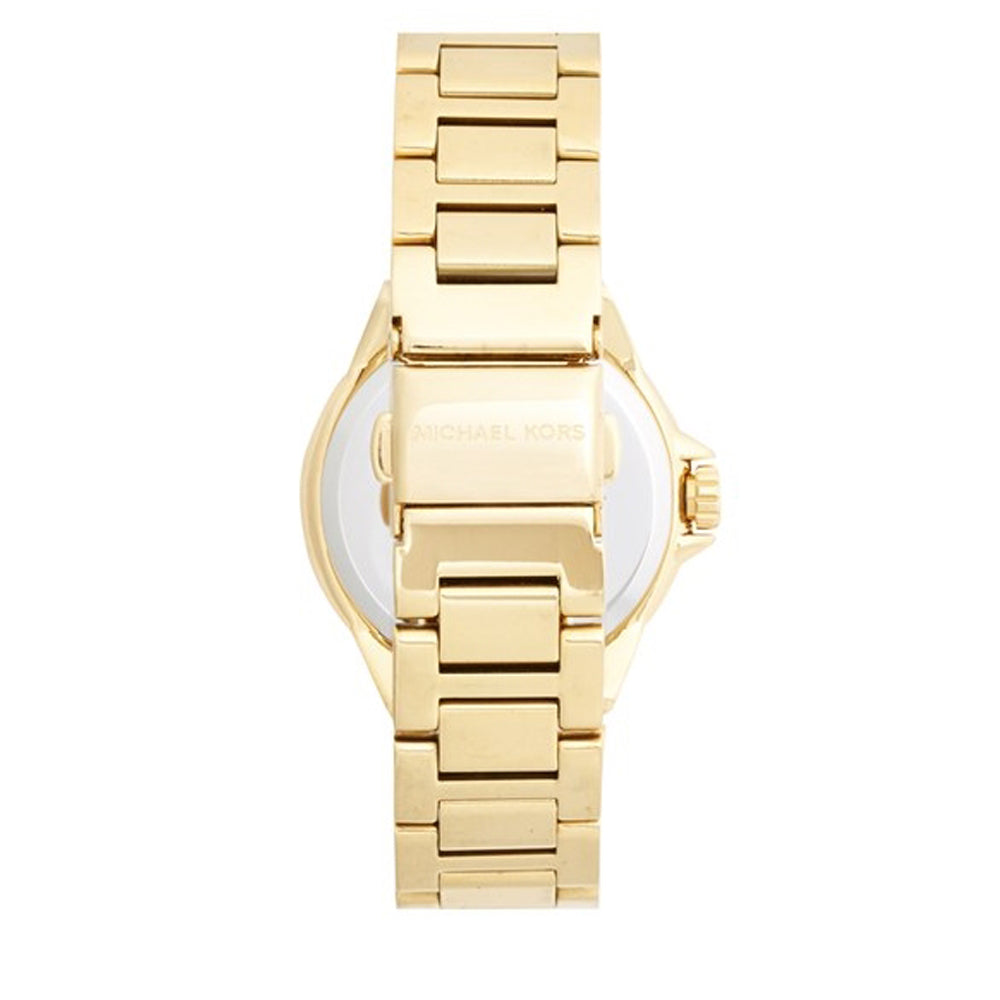 Michael Kors Watch MK3229- Gold Stainless Steel Petite Lexington Ladies ...