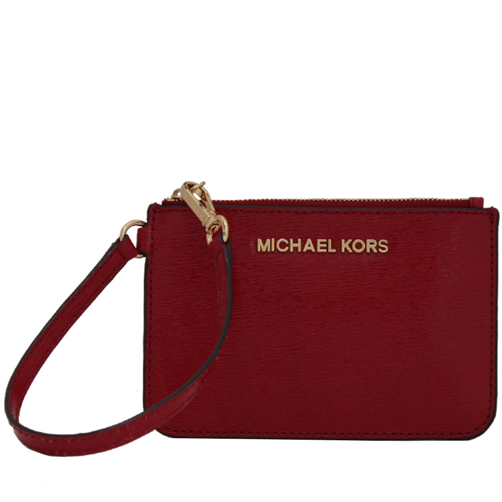 Michael Kors Jet Set Travel Patent Leather Small Wristlet – 