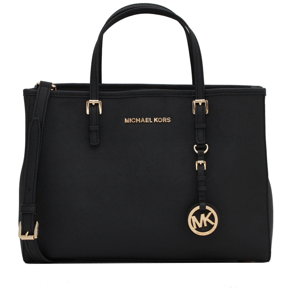 Michael Kors Jet Set Travel Saffiano Leather Medium East West Tote Bag –  