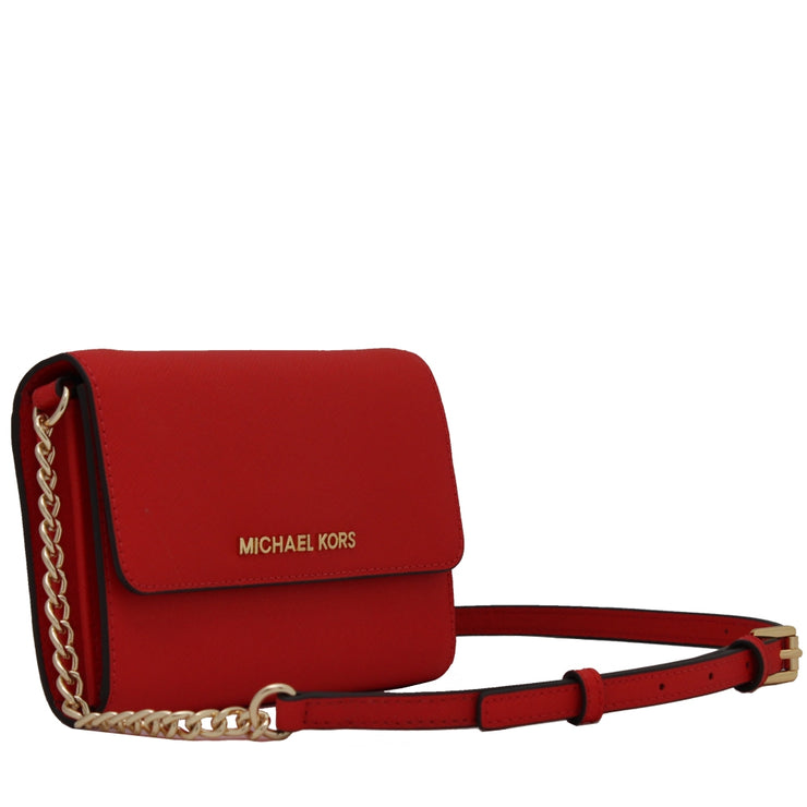 Michael Kors Jet Set Travel Saffiano Leather Crossbody Bag – 