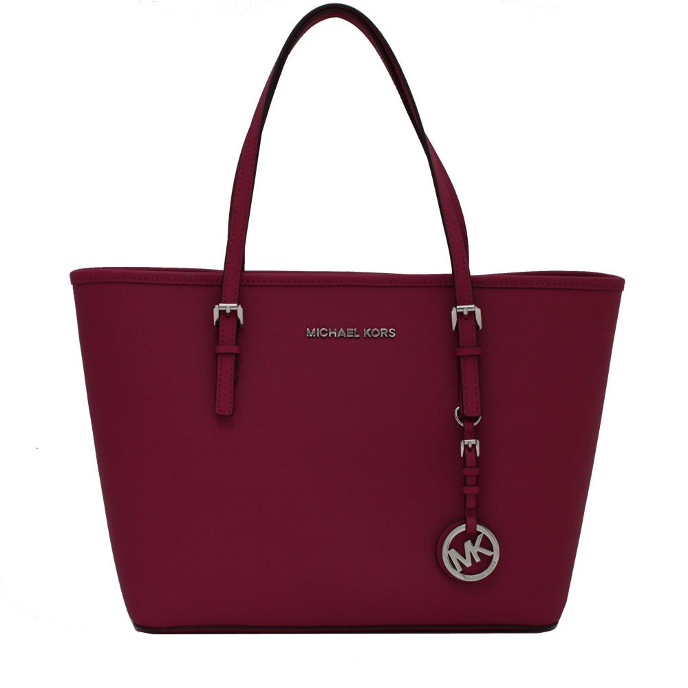 Michael Kors Jet Set Travel Saffiano Leather Small Tote Bag –  