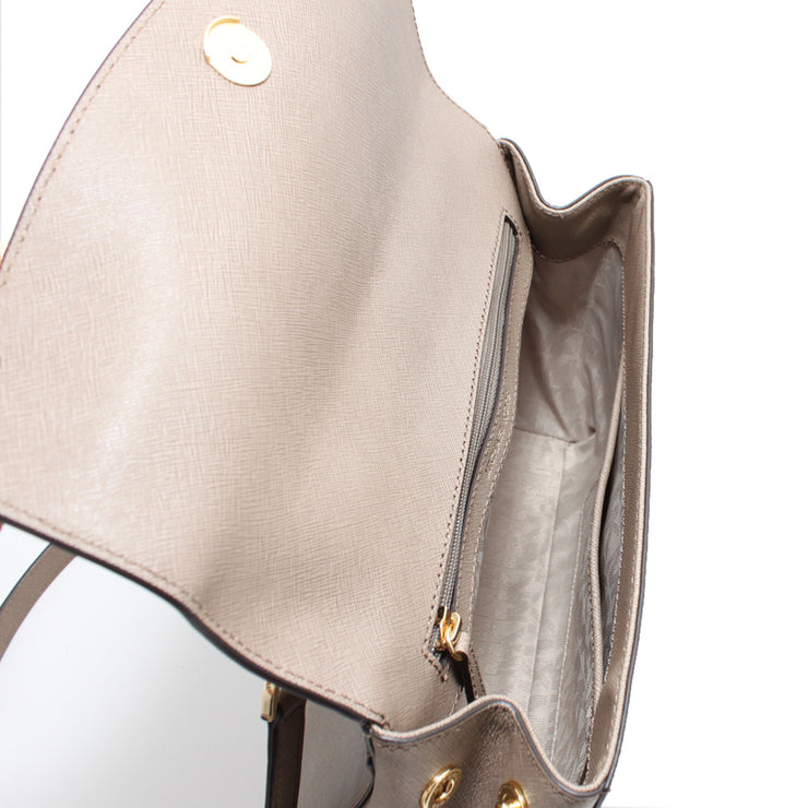 Michael Kors Ava Medium Saffiano Leather Satchel Bag – 