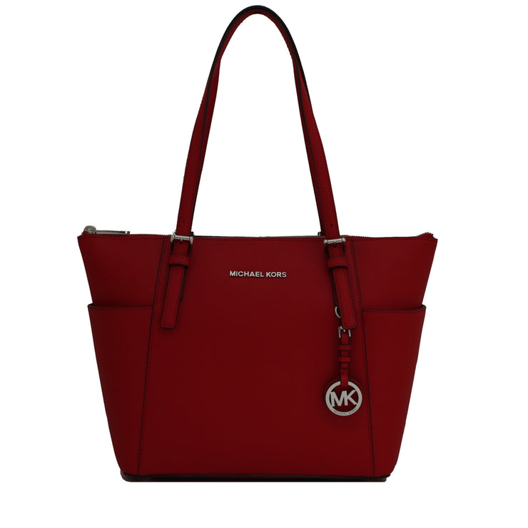 Michael Kors Jet Set Top-Zip Saffiano Leather East West Tote Bag –  