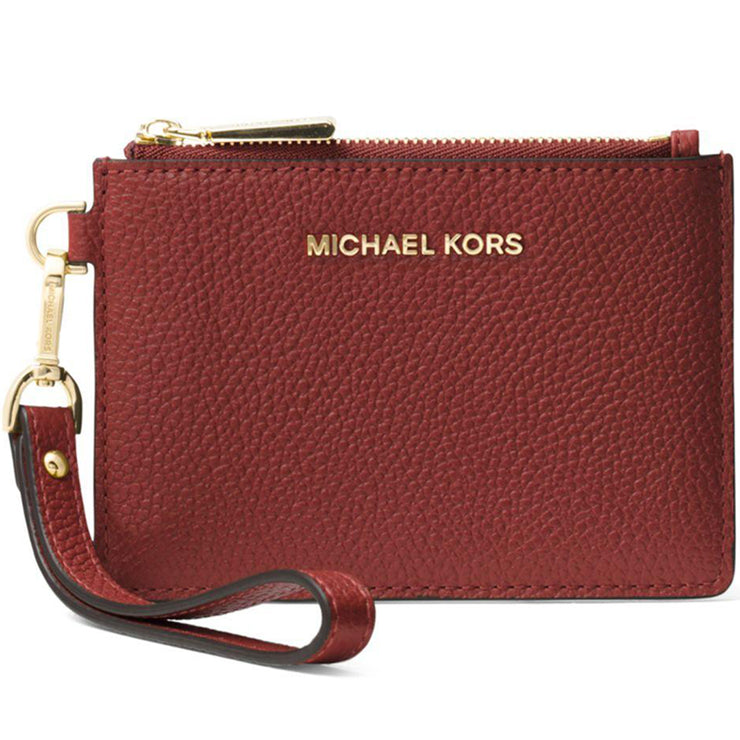 Michael Kors Mercer Leather Coin Purse/ Card Holder/ Wristlet 32T7GM9P0L –  