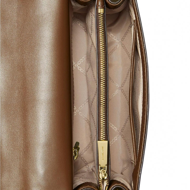 Michael Kors Whitney Large Leather Convertible Shoulder Bag in Acorn M –  