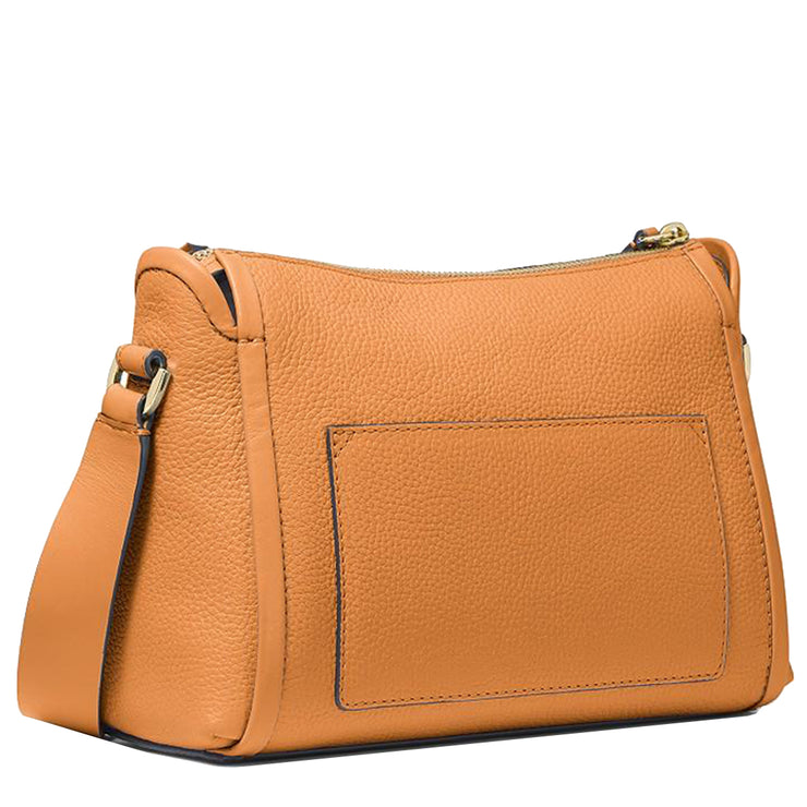 Michael Kors Carine Large Pebbled Leather Crossbody Bag in Cider –  