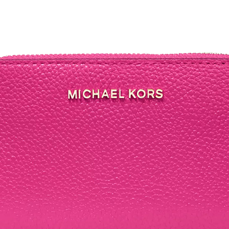 Michael Kors Jet Set Small Zip Around Card Case in Wild Berry 32F0LJ6D –  