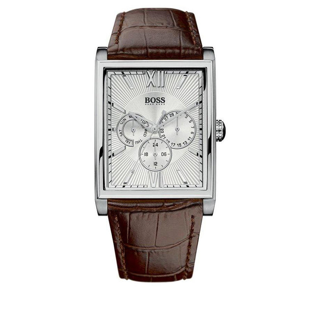 hugo boss rectangular watch mens