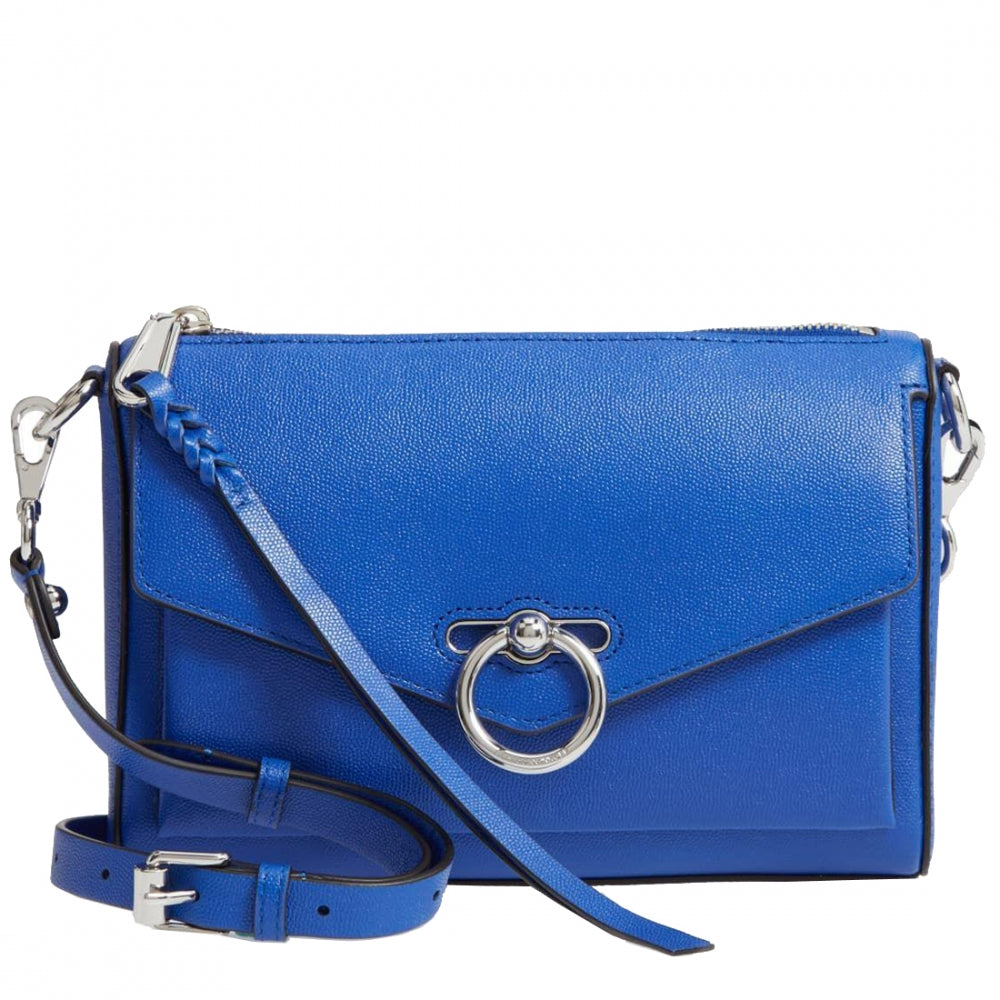 bright blue crossbody bag