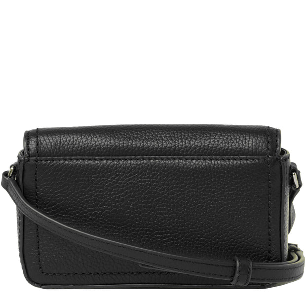 Marc Jacobs The Groove Leather Mini Messenger Bag in Black