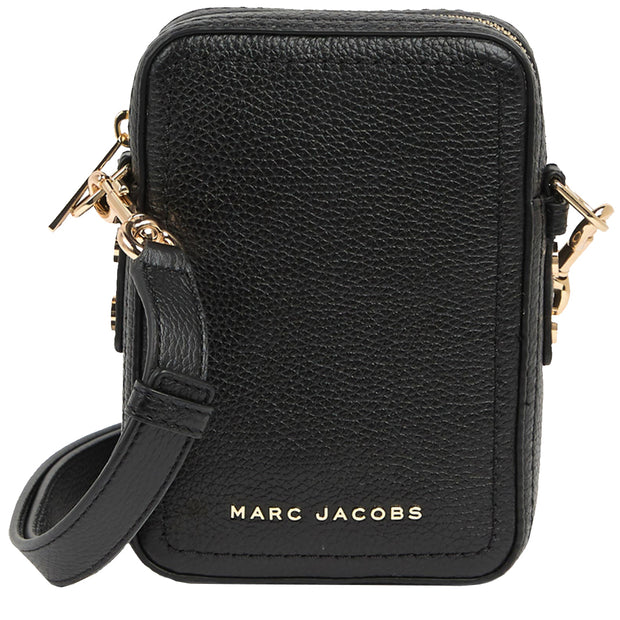 Marc Jacobs Rider Leather Crossbody Bag (Black)