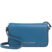 Marc Jacobs Rider Mini Top Handle Leather Crossbody Bag In Black