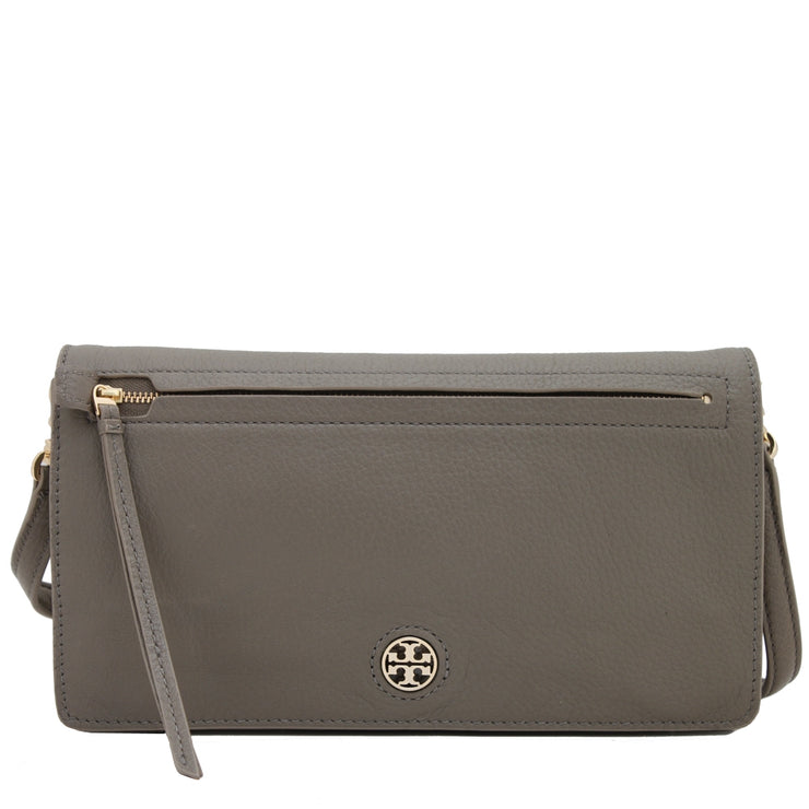 Tory Burch Brody Leather Clutch/ Crossbody Bag – 