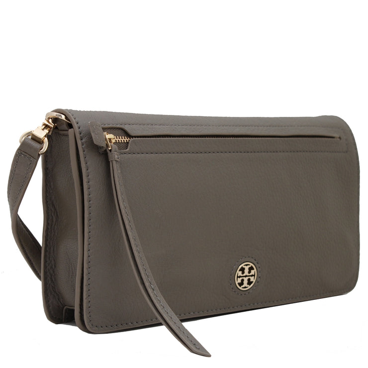 Tory Burch Brody Leather Clutch/ Crossbody Bag – 