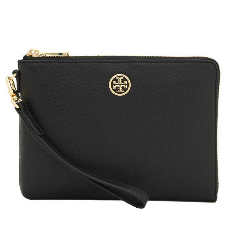 Tory Burch Landon Large Leather Wristlet Clutch – 