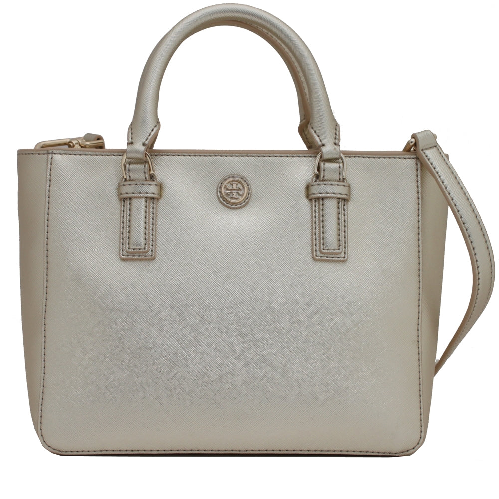 Tory Burch Robinson Mini Square Tote Bag – 