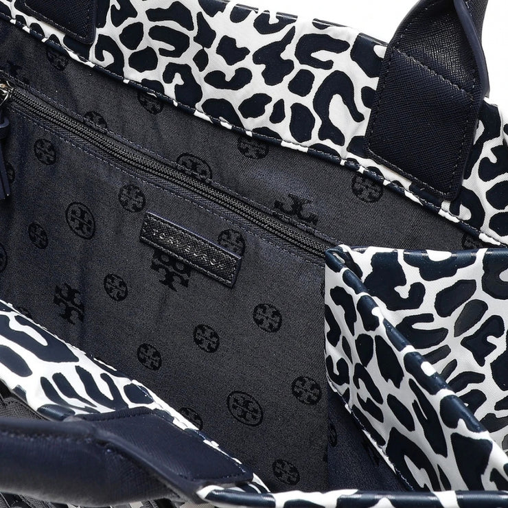 Tory Burch Ella Printed Tote Bag- Large Clouded Leopard – 