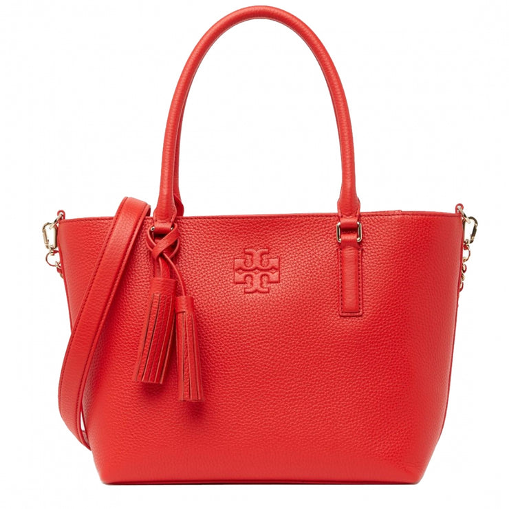 Tory Burch Thea Small Convertible Tote Bag in Brilliant Red –  
