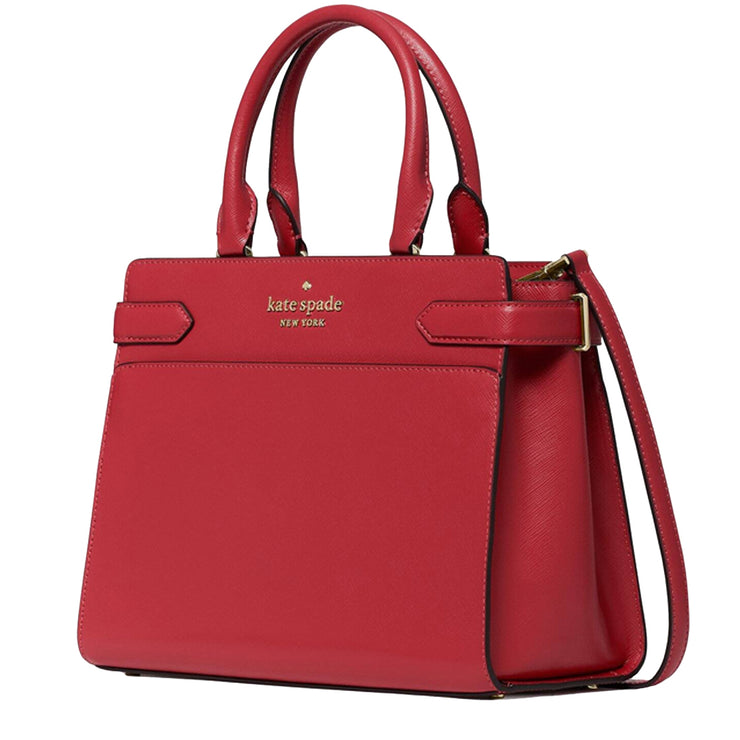 Kate Spade Staci Medium Satchel Bag in Red Currant wkru6951 –  